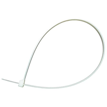 Midwest Fastener Cable Tie, 18 in L, Natural, Nylon, 175 lb Strength, 50 PK 08035